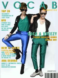 Coco & Breezy; styled by F. Rebbekah; Vocab Magazine; Jan 2012